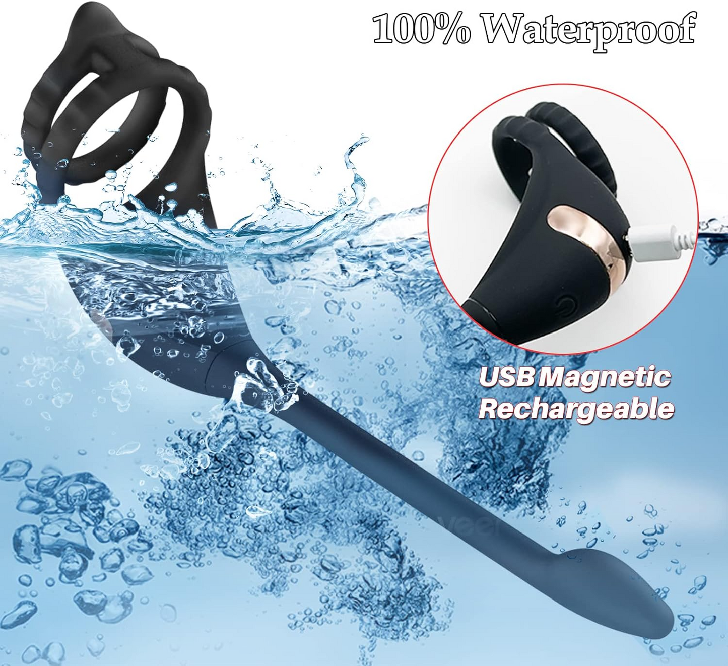 Ultimate Pleasure Duo Remote-Controlled Vibrating Cock Ring & Prostate Massager Set