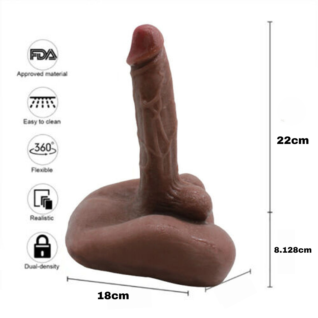 Lifelike Pleasure Partner DOLL- Realistic Male Torso Dildo and Anal Sex Toy