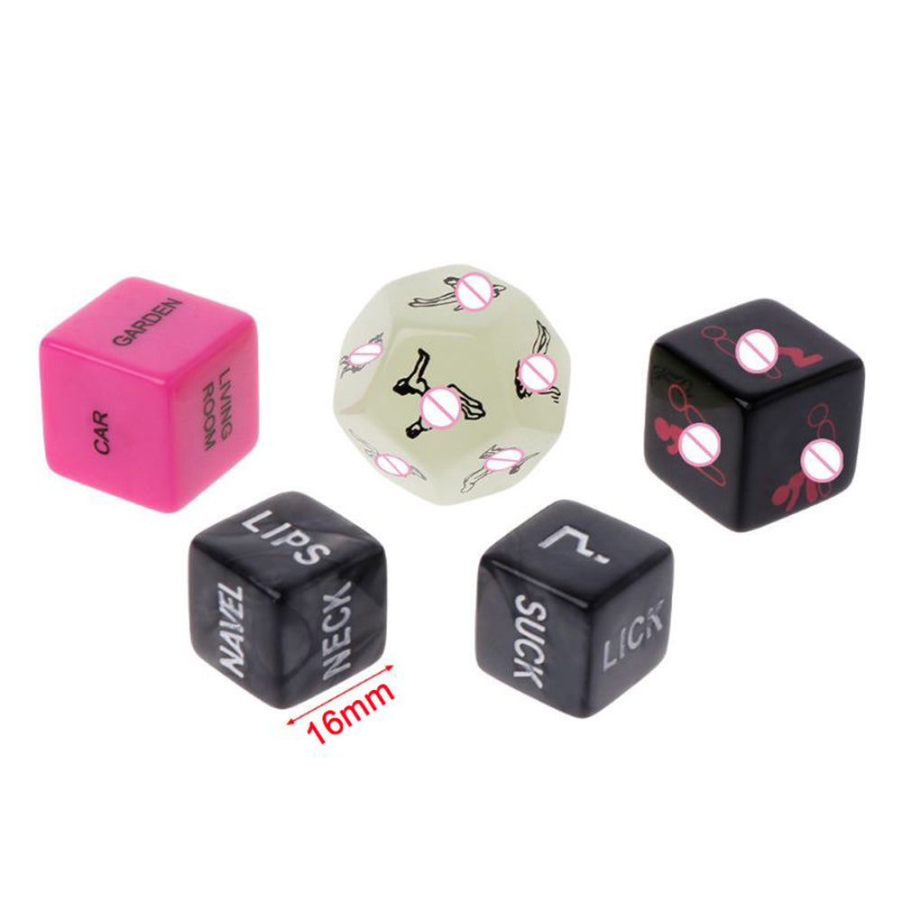 Flirty Dice- A Sexy Set of Five dice