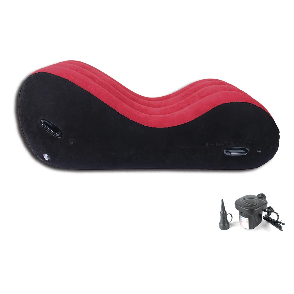 INFLATABLE SEX COUCH+ELECTRIC PUMP+HANDCUFFS