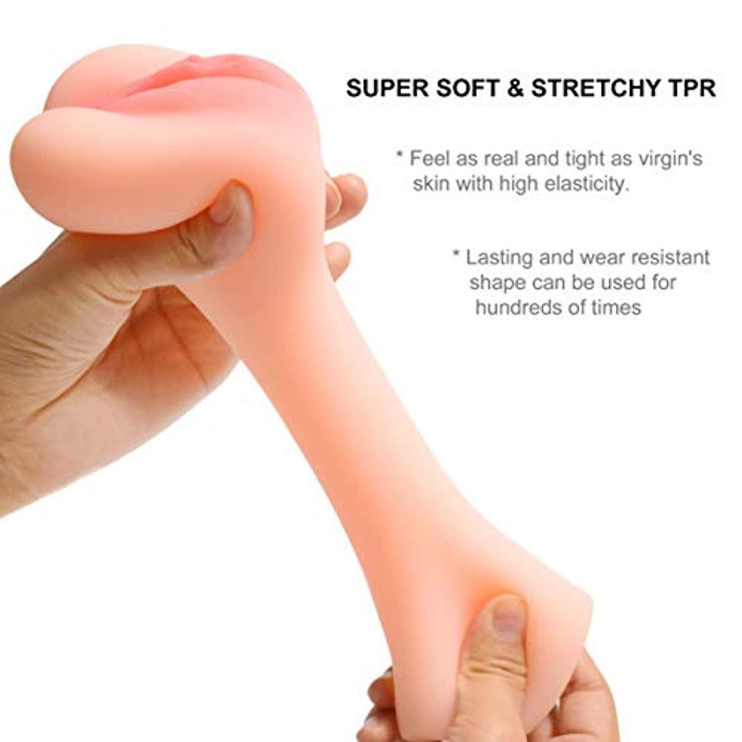 Pocket Vagina -Pink Pussy Toy Built-in Stimulation Pearls