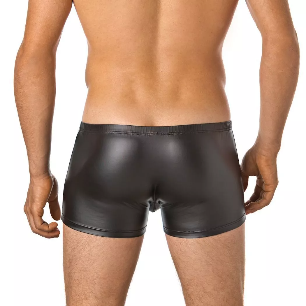 ViperSkin Men's Low Rise Faux Leather Boxer Shorts