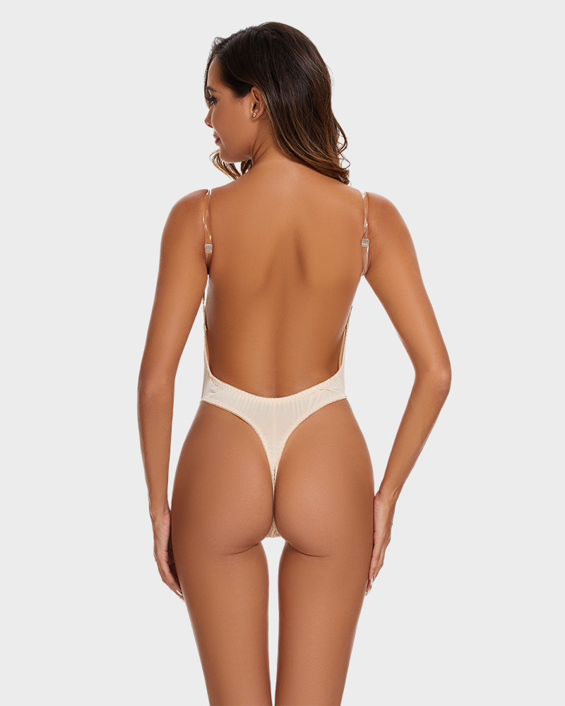 Secrets Backless  Seamless Thong  Bodysuit