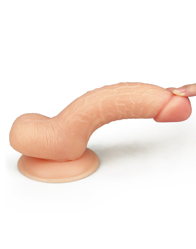 LOVETOY - THE ULTRA SOFT DUDE 7" / 18 CM - REALISTIC DILDO - NUDE