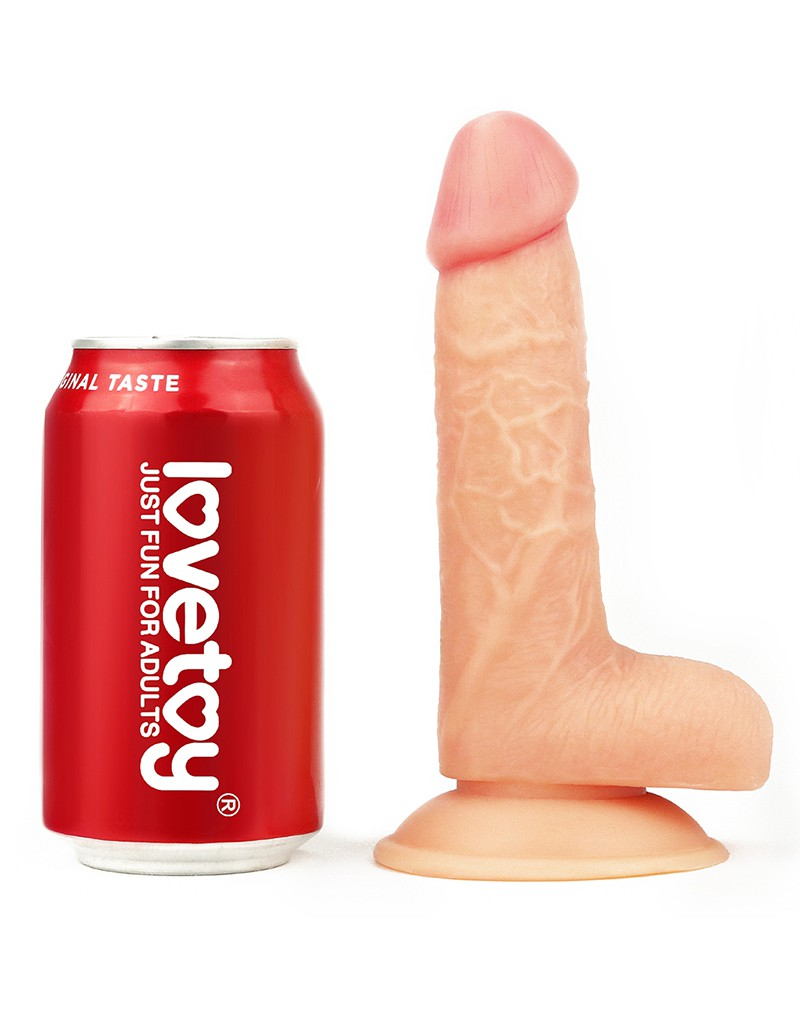 LOVETOY - THE ULTRA SOFT DUDE 7" / 18 CM - REALISTIC DILDO - NUDE