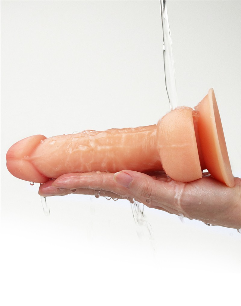 LOVETOY - THE ULTRA SOFT DUDE 7" / 18 CM - REALISTIC DILDO - NUDE