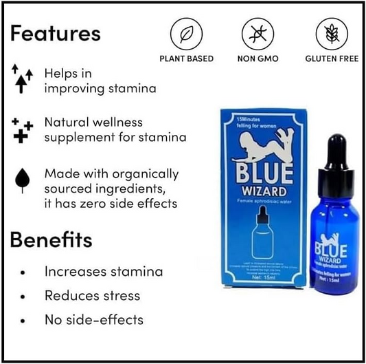 Blue Wizard Female Aphrodisiac Water, 15ml