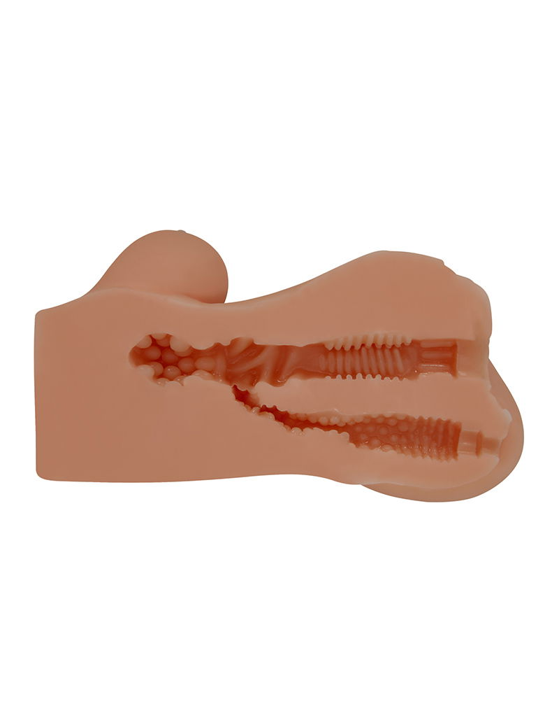 Crazy Bull - Hannah - Premium Dual Channel Male Masturbator - Brown