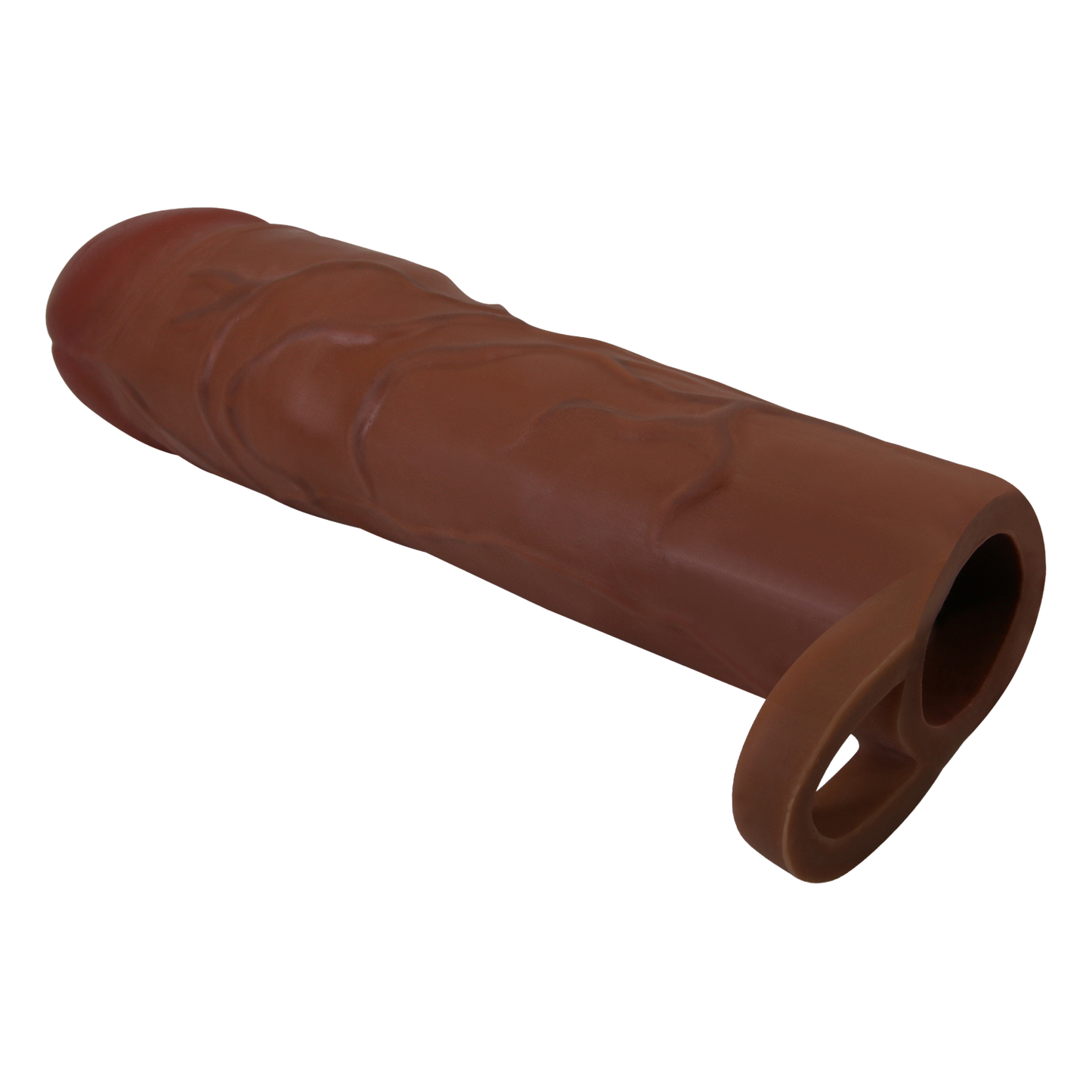 Pretty Love - Gerd - Cock Ring with Extend Penis Sleeve - 75mm - Brown