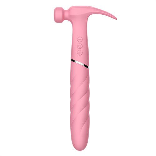 Pink Exotic Hammer 3 Sided Pleasure Vibrator-Discreet Vibrators In Lebanon