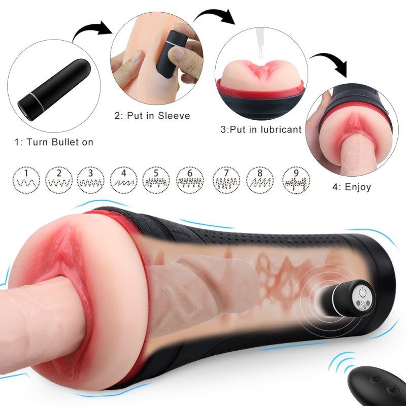 S-Hande Hercules Masturbator Cup Wireless Remote Control