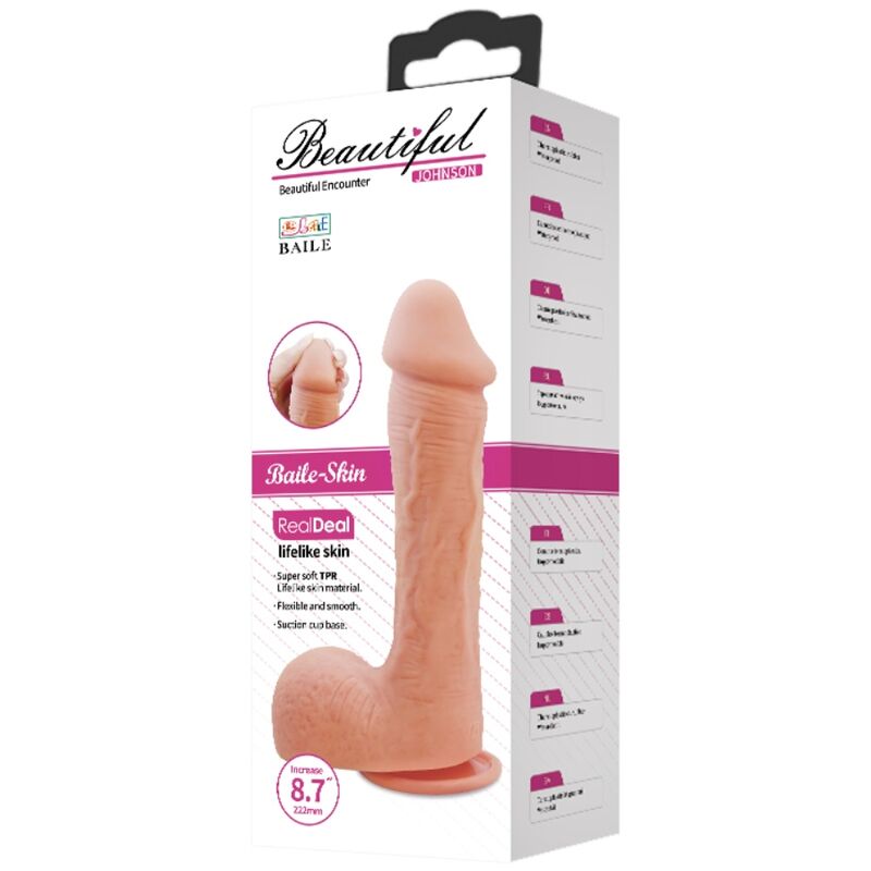 BAILE - FAT DILDO JOHNSON REALISTIC SKIN 22 CM