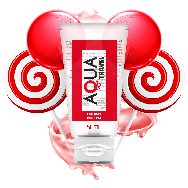 Aqua travel lollipop flavour waterbased lubricant