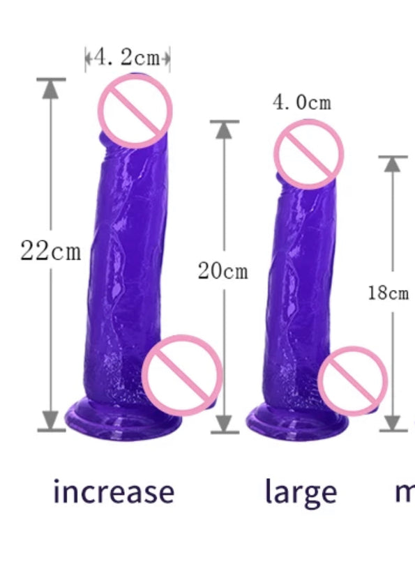 18-22cm 100% Medical Silicone Dildo