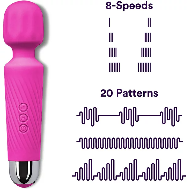 '20 Speed" Wireless Magic Wand Vibrator