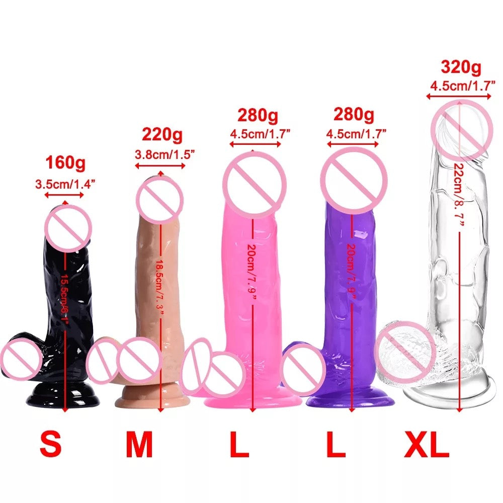 18-22cm 100% Medical Silicone Dildo