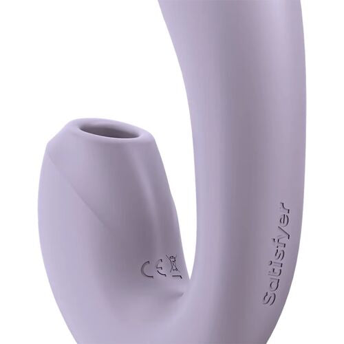 SATISFYER SUNRAY AIR PULSE STIMULATOR & VIBRATION - VIOLET