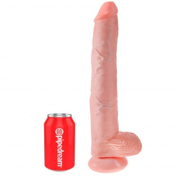 XXXL REALISTIC MEDICAL SILICONE DILDO -35 CM